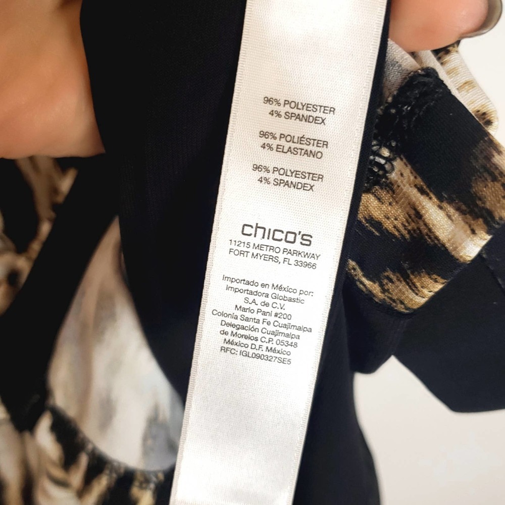 Chicos Dress Shirt size 0, 4/6 - Picture 4 of 5